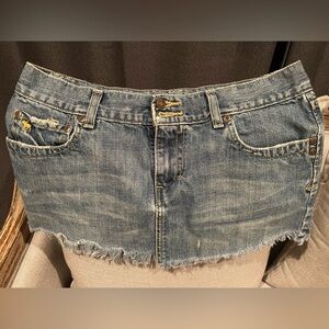 Abercrombie & Fitch Vintage Denim Skirt